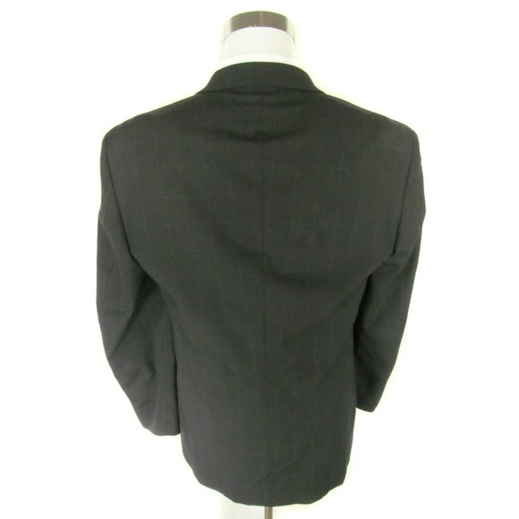 Paulo Solari Men's Blazer 41L Black 4 Button - Picture 4 of 8